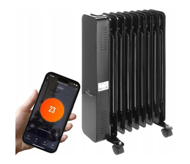 Mission Air Grzejnik olejowy OSLO 2000W Black WiFi - 1590309 - zdjęcie 6